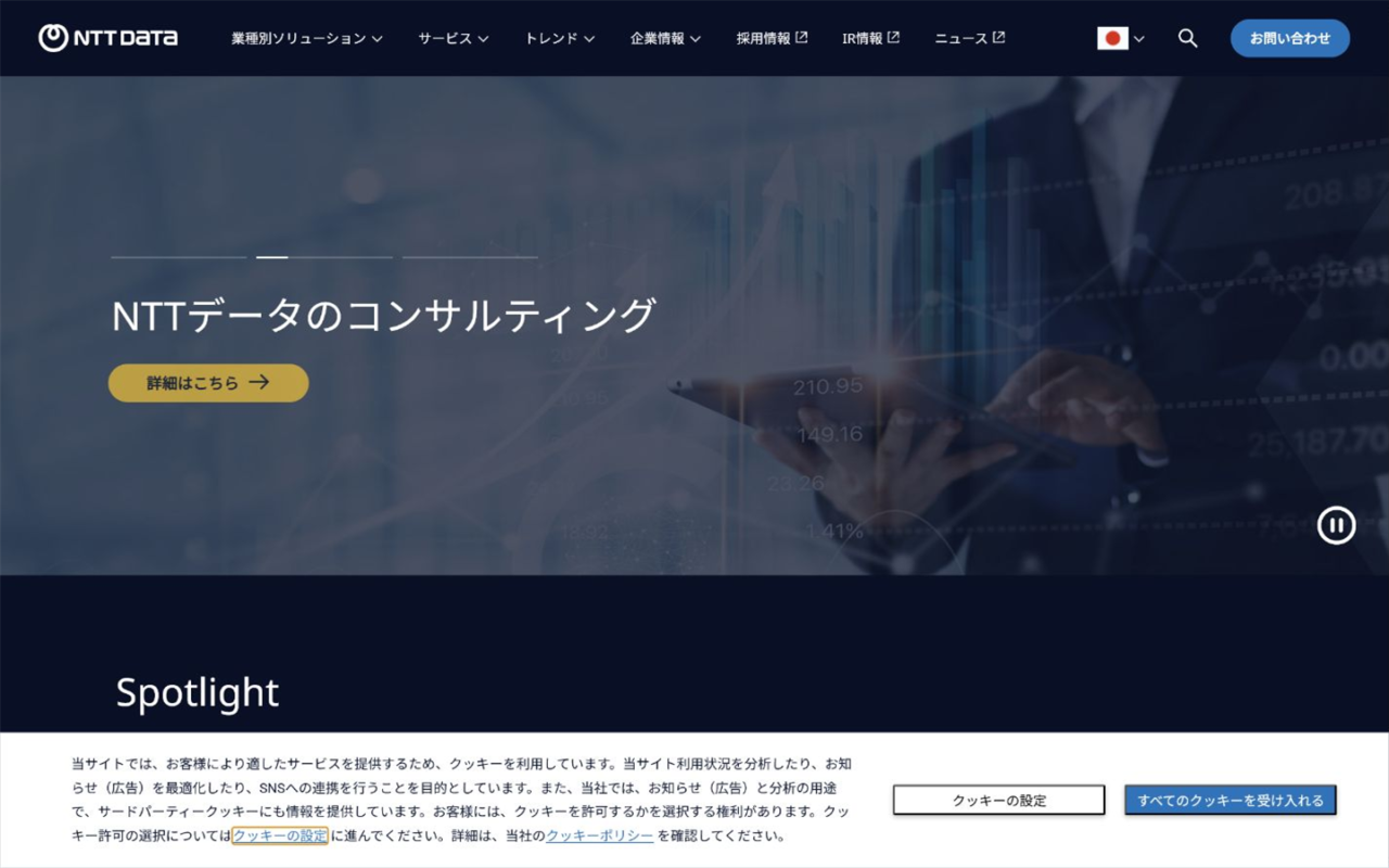 株式会社NTTデータ|閉域環境と基幹連携に対応
