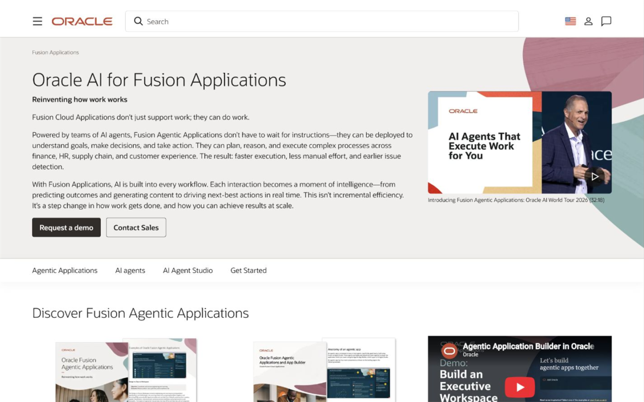 Oracle AI Agent Studio|Oracle Fusion業務を自動化